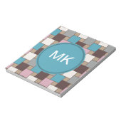 Elegante roze nectar notitieblok (Gedraaid)