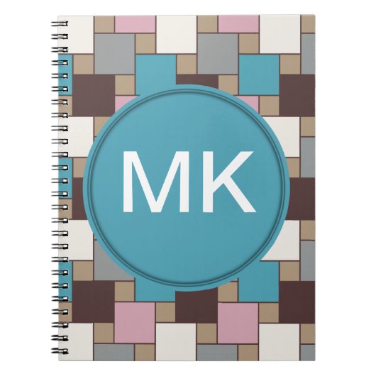 Elegante roze nectar notitieboek (Voorkant)