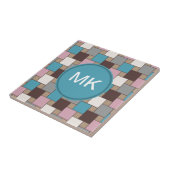 Elegante roze nectar tegeltje (Zijkant)