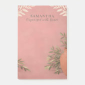 Elegante Roze Olijftak Post-it® Notes (Voorkant)