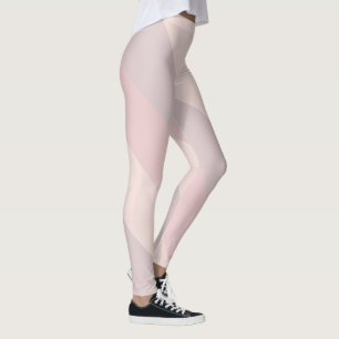 Elegante roze Paarse crème Sjabloon pastel kleuren Leggings