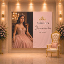 Elegante Roze Quinceañera Achtergrond