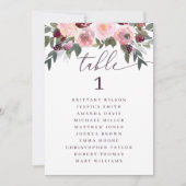 Elegante roze roos. Bloemenbruiloft zitgrafiek Kaart (Voorkant)