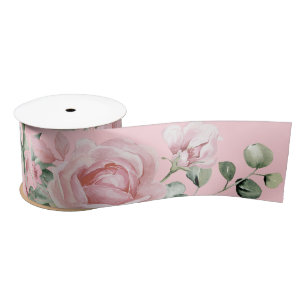 Elegante Roze Roze Bruiloft  Lint