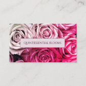 Elegante Roze Roze Zakelijke Kaart Visitekaartje (Voorkant)