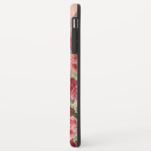 Elegante  Roze Rozen Bloemen Monogrammed Case-Mate iPhone Case (Achterkant/links)
