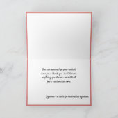 Elegante Roze Rozen Gouden Glitter Kaart (Binnen)