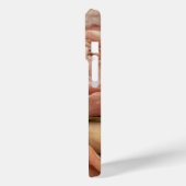 Elegante roze rozen Voeg tekst of monogram toe Case-Mate iPhone Case (Achterkant / Links)