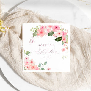 Elegante roze Sakura Flowers Vrijgezellenfeest ser Servet