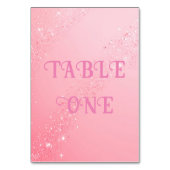 Elegante Roze Sparkle Wedding Achtergrond Kaart (Achterkant)