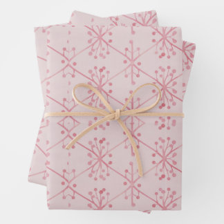 Elegante Roze Tak Custom - Lente Bloemen  Inpakpapier Vel