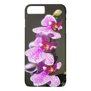 Elegante roze tropische bloemen orchideeën 	iPhone 8 plus / 7 plus hoesje