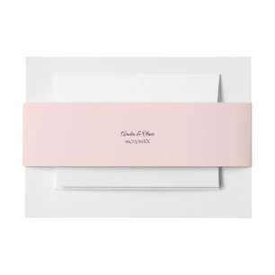 Elegante Roze Tulpen Boeket Bruiloft Uitnodigingen Wikkel