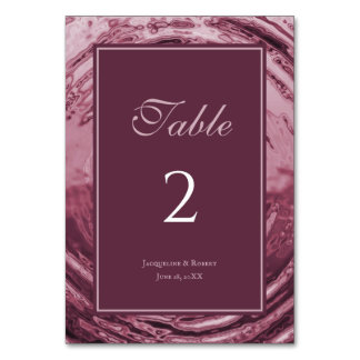 Elegante Roze Vloeibare Chroom Water Bruiloft Kaart