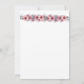 ELEGANTE ROZE & WITTE UITNODIGING (Achterkant)