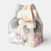 Elegante Rozen bloesems Bedankdoosjes (Achterkant)