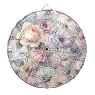 Elegante Rozen bloesems Dartbord