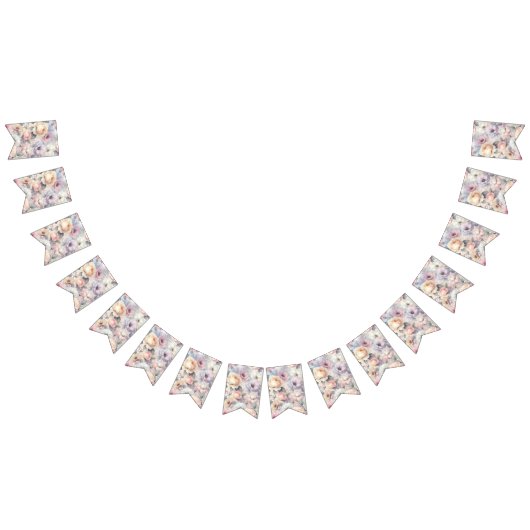 Elegante Rozen bloesems Vlaggetjes (Alle)