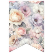 Elegante Rozen bloesems Vlaggetjes (Derde vlag)