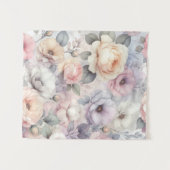 Elegante Rozen bloesems Wandkleed (Voorkant (horizontaal))