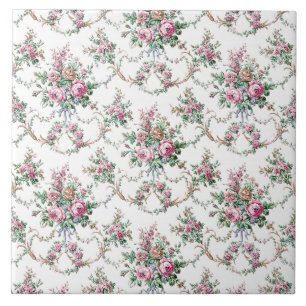 Elegante Rozen en Swags Tegeltje