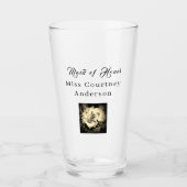 Elegante Rozen glazen beker (Voorkant)