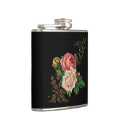 Elegante  Rozen Heupfles (Rechts)