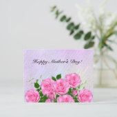 Elegante Rozen, kleurrijk, Abstract Briefkaart (Staand voorkant)