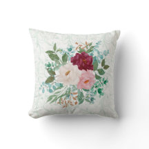 Elegante Rozen & Munt Dubbelzijdige Op Maat Gemaak