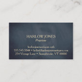 Elegante  Rozen Visitekaartje (Achterkant)