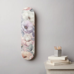 Elegante Rozenbloesems Skateboard