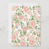 Elegante Rozenhof in Roze  Save The Date (Achterkant)