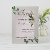 Elegante RSVP uitnodiging (Staand voorkant)