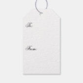 Elegante rust cadeaulabel (Achterkant)