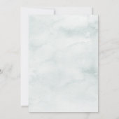 Elegante rustieke Antlers Mountain Wedding Kaart (Achterkant)