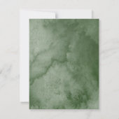 Elegante Rustieke Berglandschap QR Code Bruiloft RSVP Kaartje (Achterkant)