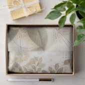 Elegante rustieke bloemen vlinder  decoupage tissuepapier (Geschenk)