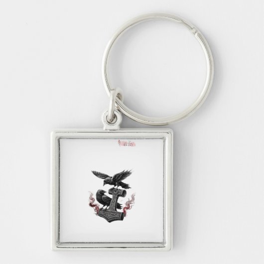 Elegante rustieke Boho bruiloft Custom Photo Moder Sleutelhanger (Voorkant)