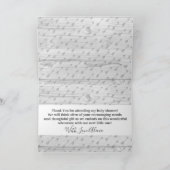 Elegante rustieke grijze herten & wit hout Dank u Bedankkaart (Binnen)