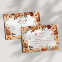 Elegante Rustieke Herfst Bloemige Bruiloft