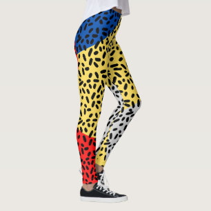 Elegante rustieke kleurrijke Stippen Leggings