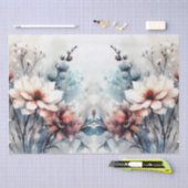 Elegante rustieke winter  geïnspireerde bloem tissuepapier (Craft)