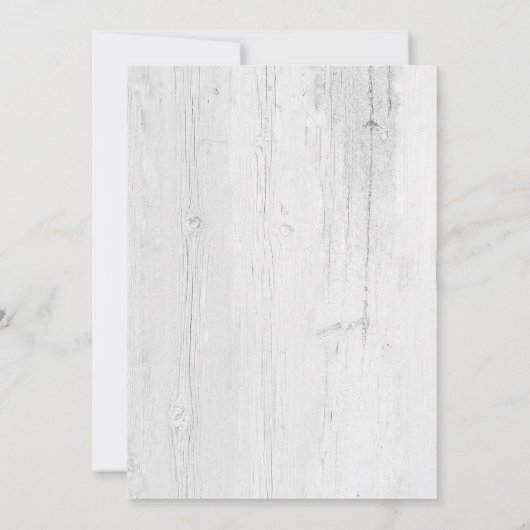 Elegante rustieke zonnebloem bruiloft save the date (Achterkant)