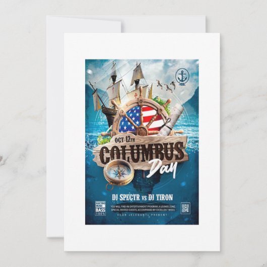 Élégante & Rustique Invitation moderne pour le jou (Devant)