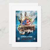 Élégante & Rustique Invitation moderne pour le jou (Devant / Derrière)