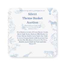 Elegante Safari in Blau Baby Shower Enclosure Kaar