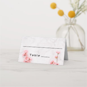 Elegante Sakura Cherry Blossom roze marmer bruilof