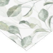 Elegante salie groene bladeren Waterverf patroon Tafelkleed (Gekanteld)