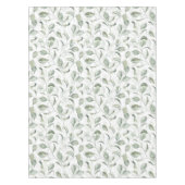 Elegante salie groene bladeren Waterverf patroon Tafelkleed (Voorkant)