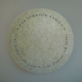 Elegante saliegoud retouradres ronde sticker